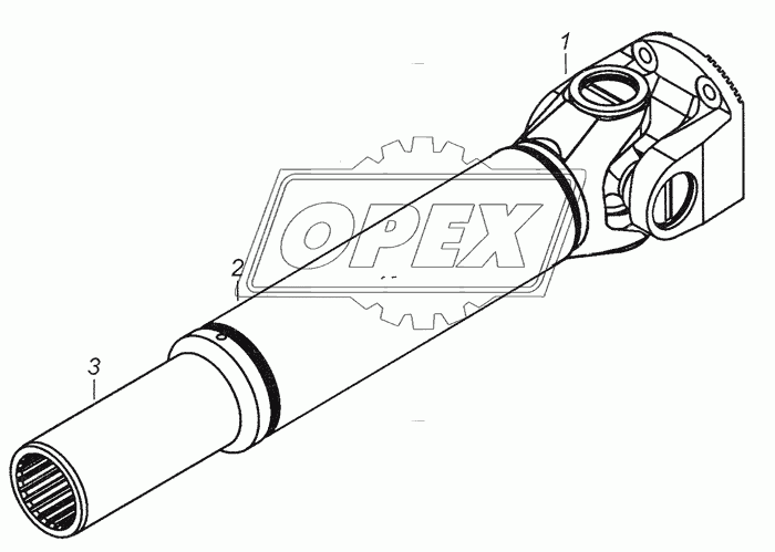 4308-2201017-52 Вал карданный с шарниром